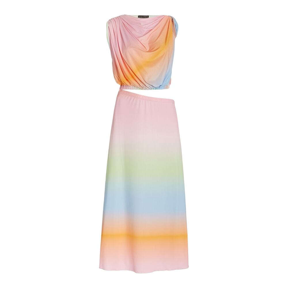 Siedres Draped Multi Safiya Midi Dress Size EU 34 / US 2 - Picture 1 of 5
